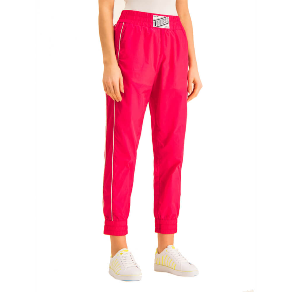 Guess Donna Jogger Pant W01B85 Wcod0 G6X7 Fucsia - Abbigliamento  Mediterraneo