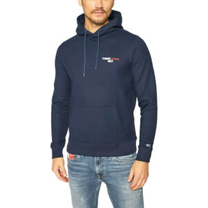 TOMMY JEANS CHEST GRAPHIC HOODIE DM0DM08730C87 TWILIGHT NAVY