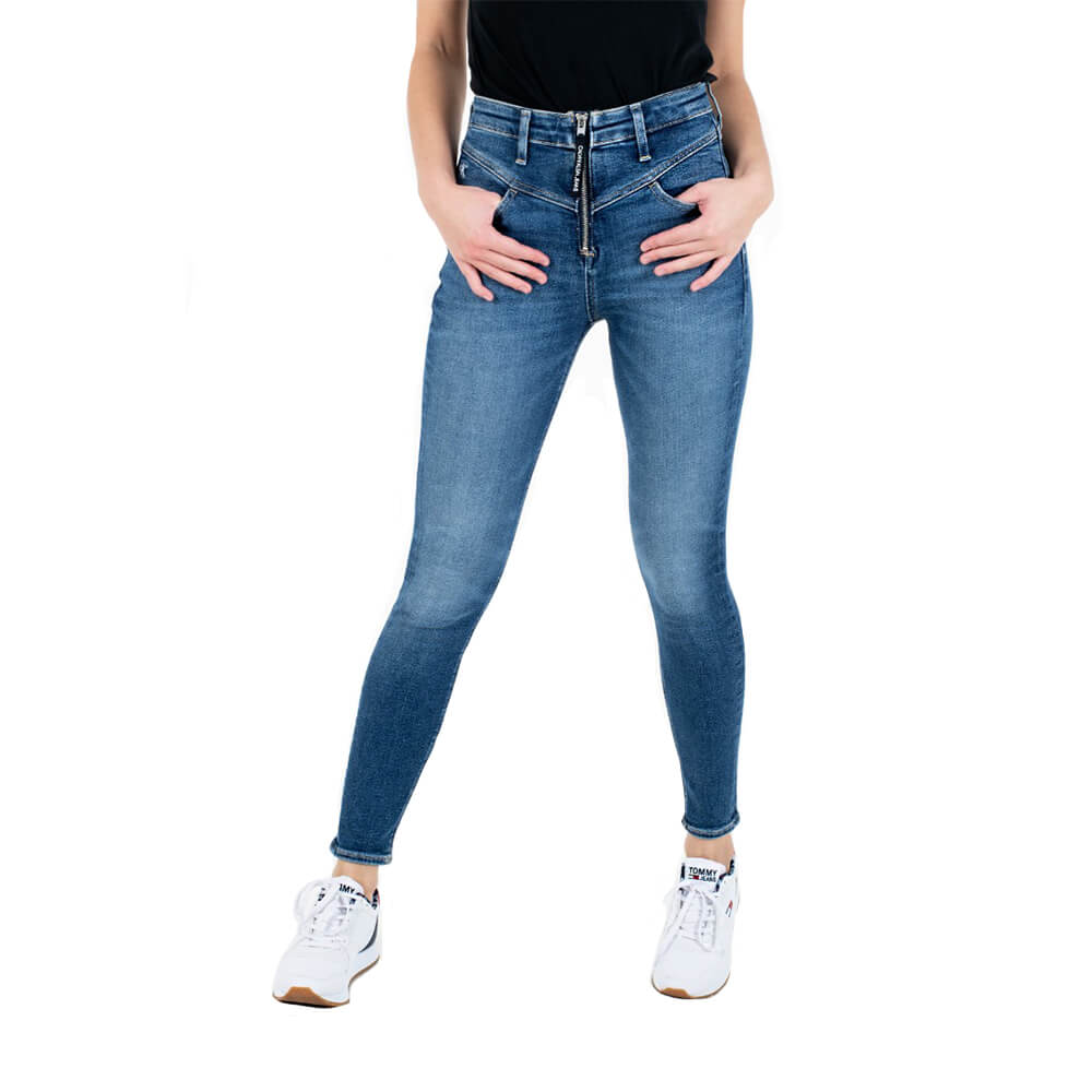 Calvin Klein Jeans Donna High Rise Skinny J20J214534 1A4 Midnight Blue -  Abbigliamento Mediterraneo