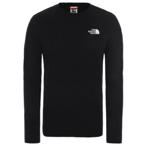 The North Face T Shirt Manica Lunga Red Box Tee Nf0A493L3C0 Black