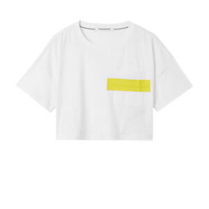 Calvin Klein T Shirt Donna J20J217124 Yaf Bianco