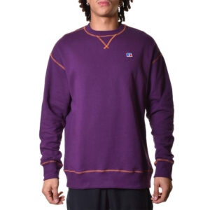 Russell Athletic Collum Crewneck Sweatshirt E16092 684 Deep Purple