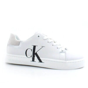 Calvin Klein Sneakers donna Classic Cupsole YW0YW00501 0K9 White Silver