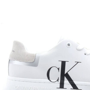 Calvin Klein Sneakers donna Classic Cupsole YW0YW00501 0K9 White Silver