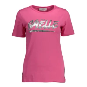Gaelle T shirt donna con stampa GBD11041STMM ROSA