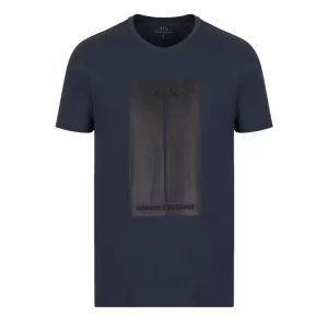 Armani Exchange T Shirt uomo 3LZTBS ZJBVZ 1596 Blu