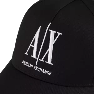 Armani Exchange baseball cap 944170 1A170 00121 Black White