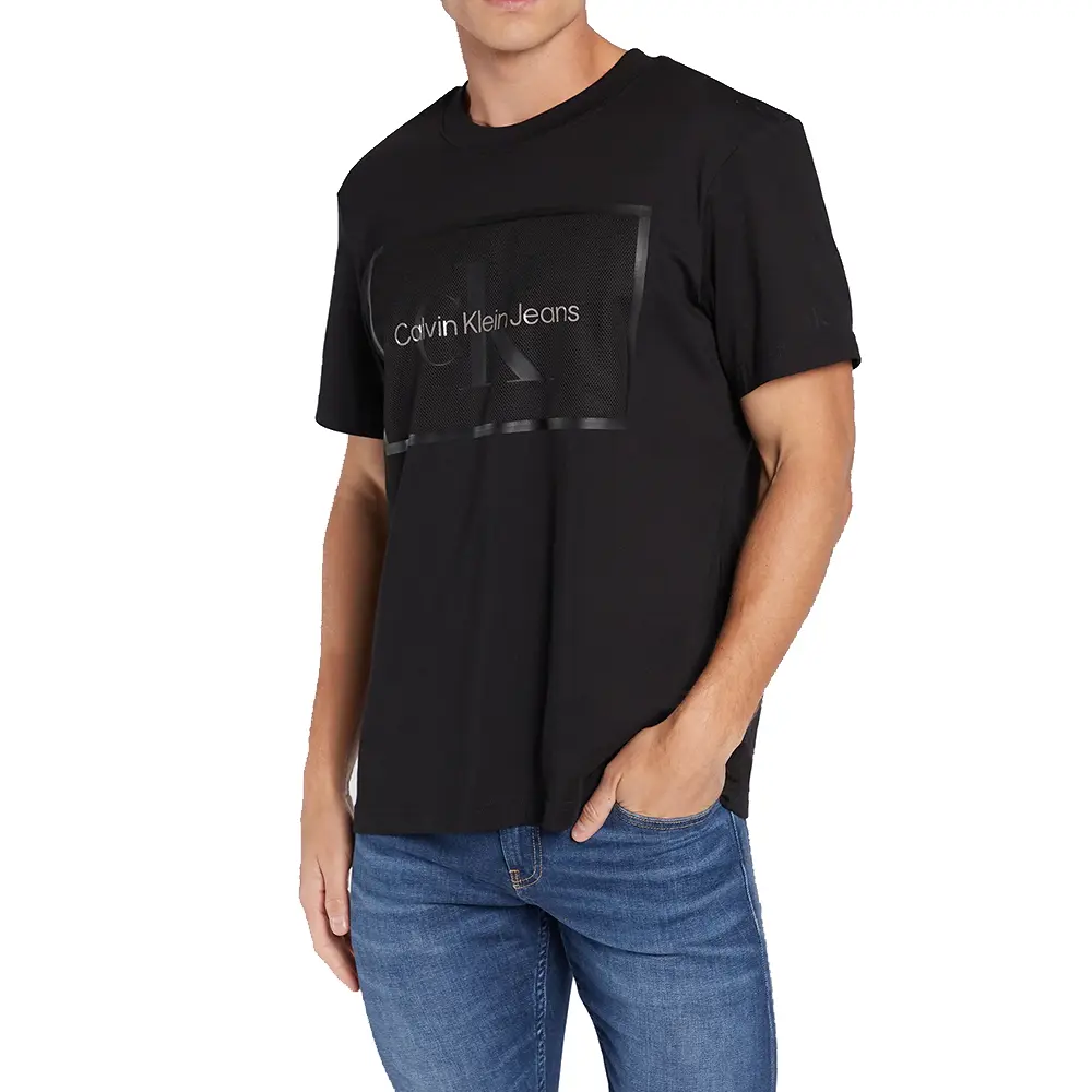 Calvin Klein T shirt uomo J30J321723 BEH Nero