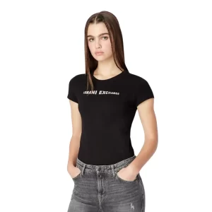 Armani Exchange t shirt donna 3RYTBB YJG3Z 1200 Black