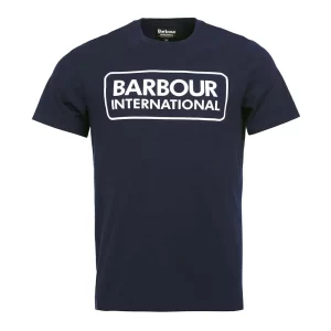 BARBOUR Essential Large Logo Tee MTS1180 NY39 Navy