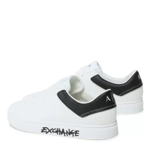 Armani Exchange Sneakers uomo XUX145 XV598 K488 Optic White Black