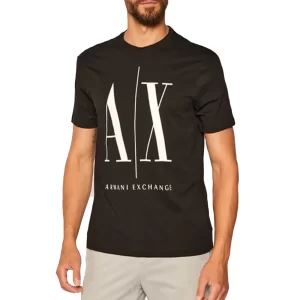 Armani Exchange t shirt uomo 8NZTPQ ZJH4Z 1200 Black