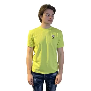 Blauer T Shirt Uomo 23SBLUH02097 4547 721 Verde Fluo