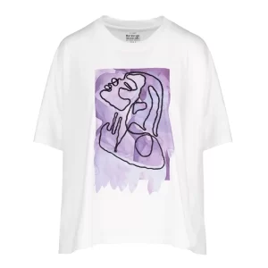 Bomboogie T shirt Loose fit donna TW7974 TJIN 752 Amethyst