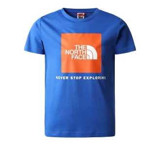 The North Face T shirt Ragazzo Red Box NF0A82E9CZ61 Blue