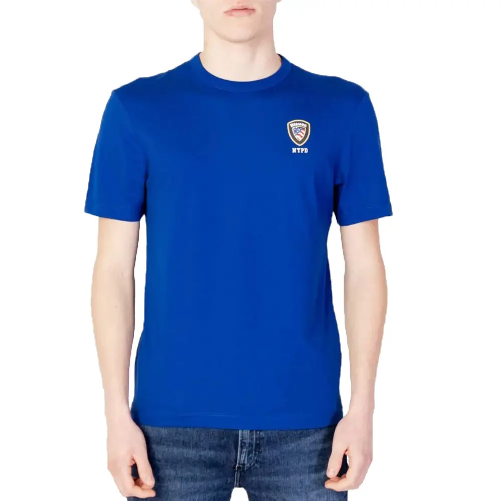 Blauer T Shirt Uomo 23SBLUH02097 4547 772 Blu elettrico