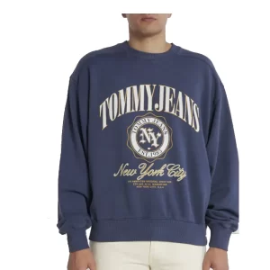 Tommy Jeans Felpa girocollo DM0DM17798 C87 Twilight Navy