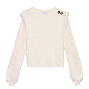 Gaelle maglione girocollo donna GBDP19552 Off White