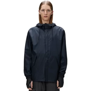 Rains giacca antivento fleece tube W3 18010 Navy