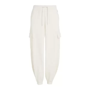 Tommy Jeans pantaloni donna workwear sweetpant DW0DW16383 YBH Ancient White